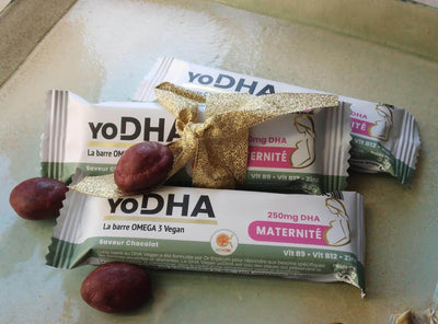yoDHA maternité barre aux DHA Vegan (250mg DHA)